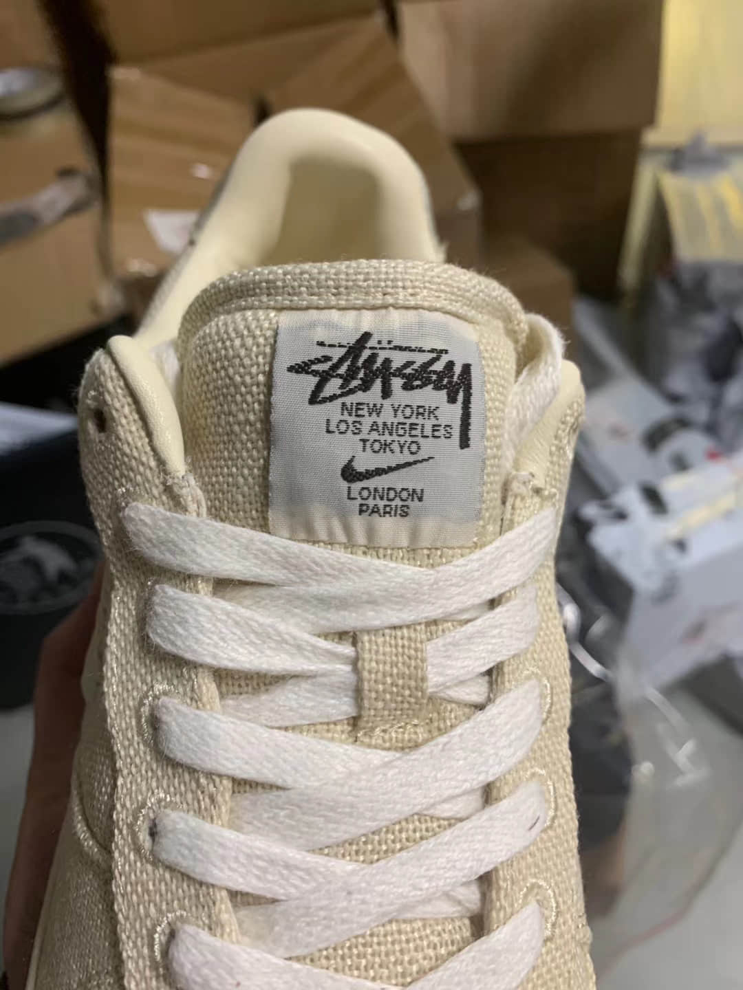 Stussy x AF1释出实物细节图!绝对又是一匹联名黑马!