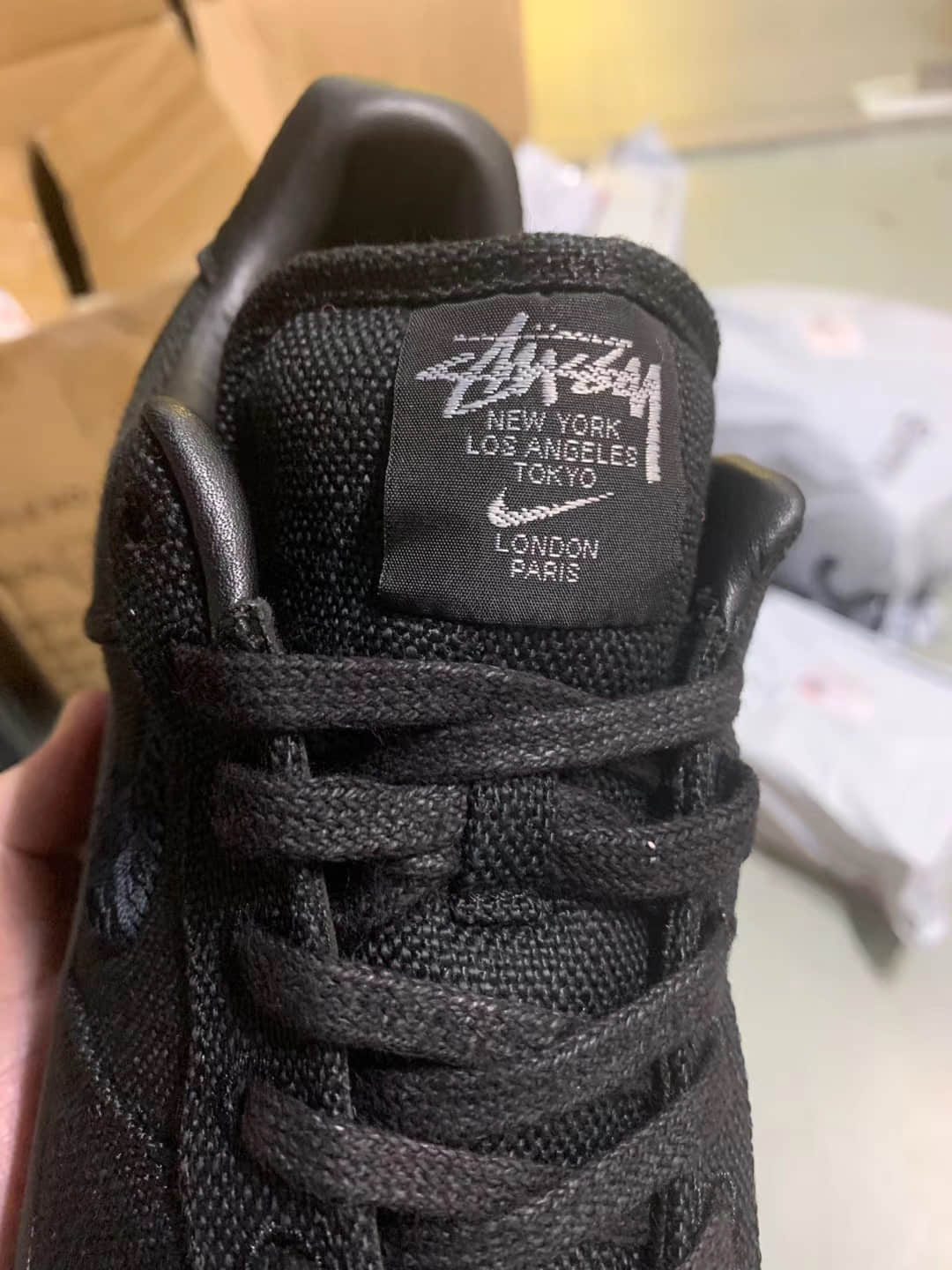 Stussy x AF1释出实物细节图!绝对又是一匹联名黑马!