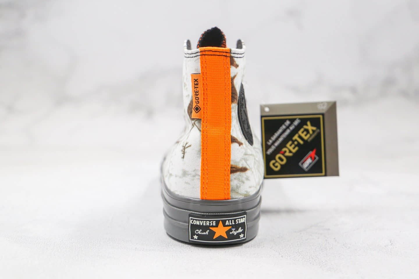 匡威Converse GORE-TEX公司级版本高帮迷彩枫叶灰橙色城市机能鞋原档案数据开发