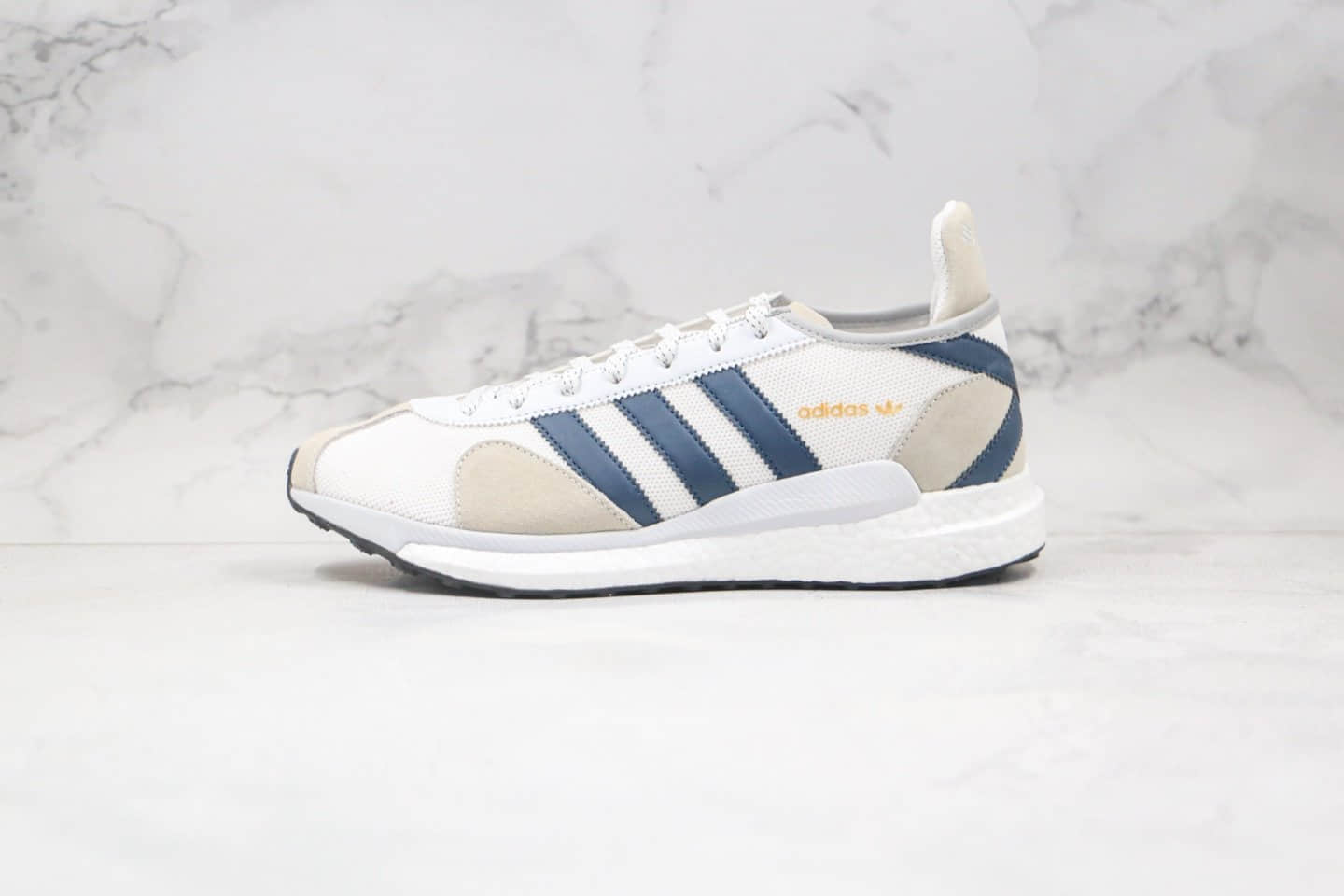 阿迪达斯adidas Tokio Solar x Human Made联名款纯原版本三叶草爆米花复古板鞋原楦头纸板打造 货号:FZ0551