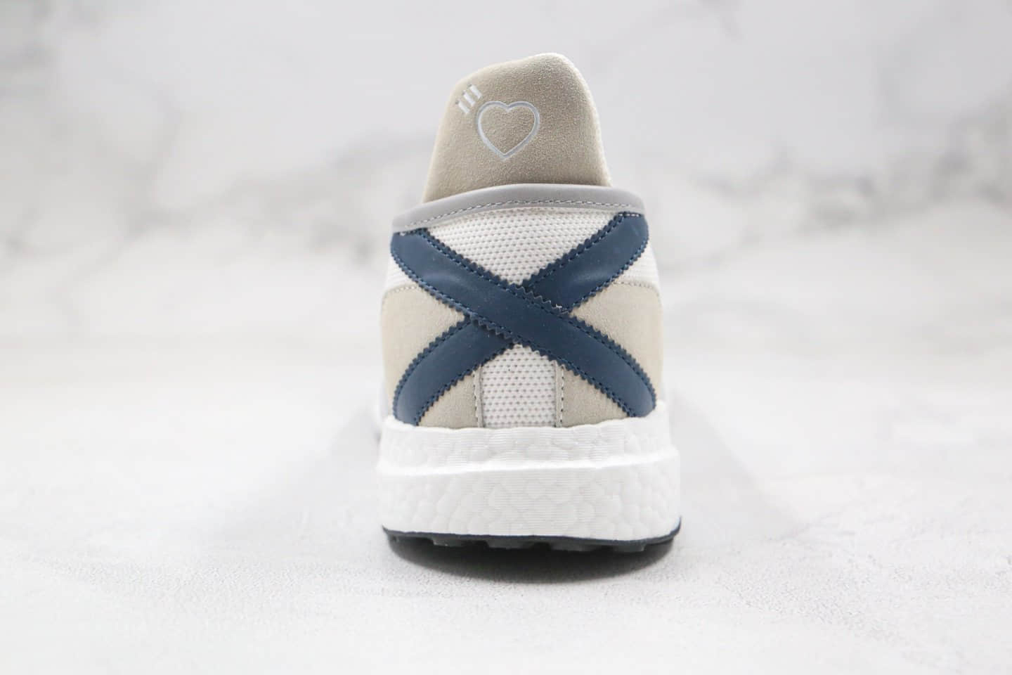 阿迪达斯adidas Tokio Solar x Human Made联名款纯原版本三叶草爆米花复古板鞋原楦头纸板打造 货号:FZ0551