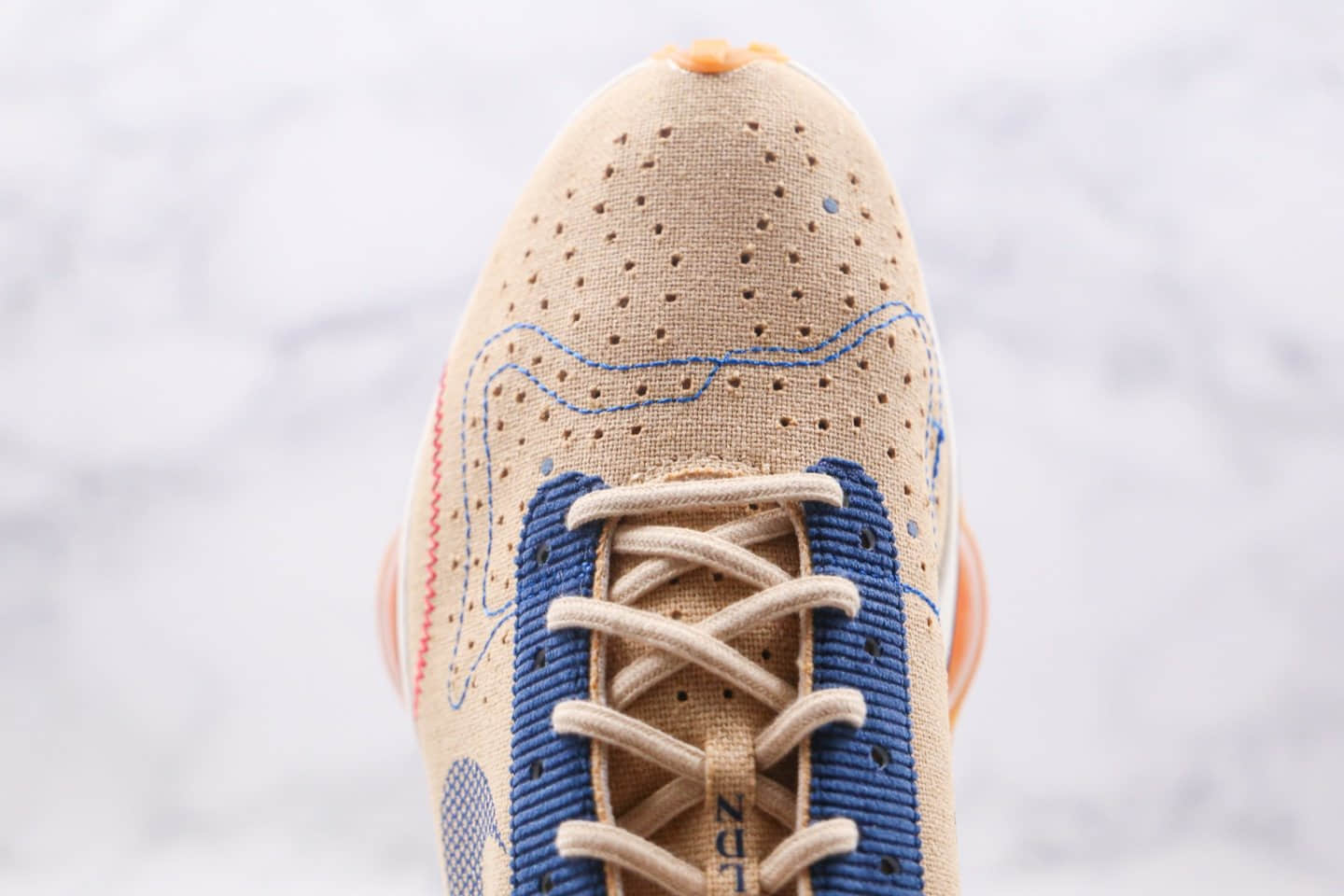 耐克Nike Air Zoom Type N.354纯原版本华夫麂皮老爹鞋卡其蓝色内置真实气垫 货号:CZ7834-100