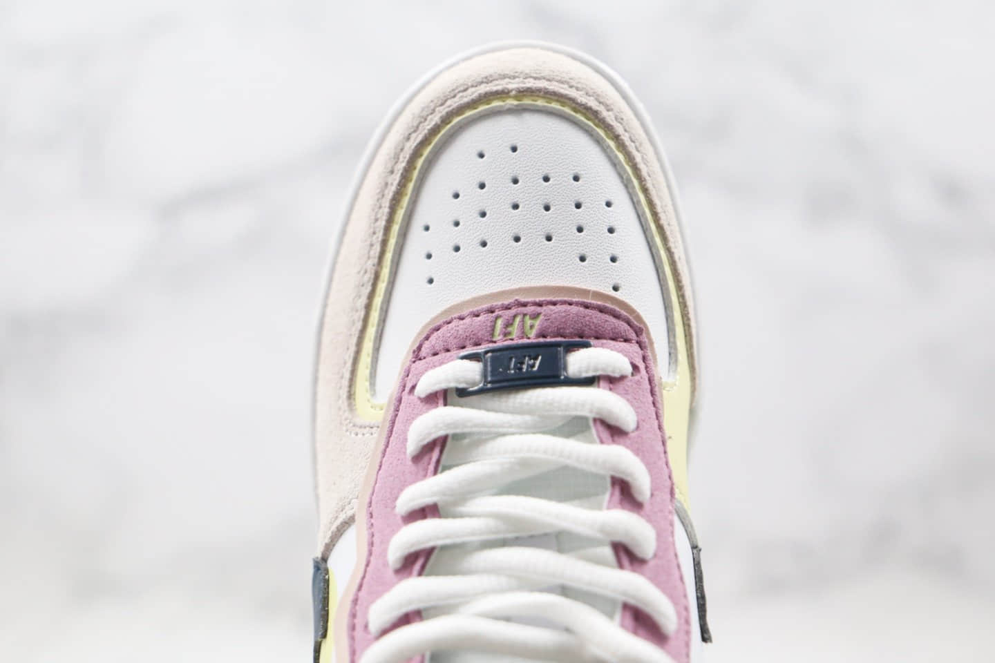 耐克Nike WMNS Air Force 1 Shadow纯原版本低帮空军一号马卡龙紫色板鞋原盒原标 货号：CI0919-121