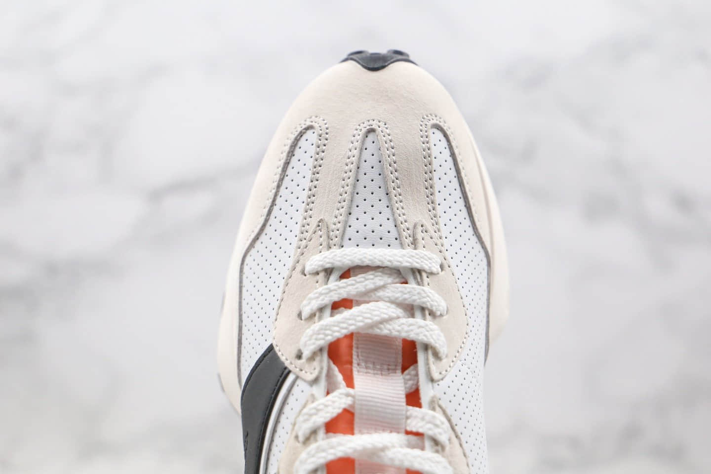 新百伦New Balance 327纯原版本复古慢跑鞋NB327白黑色原楦头纸板打造 货号:MS327CBC