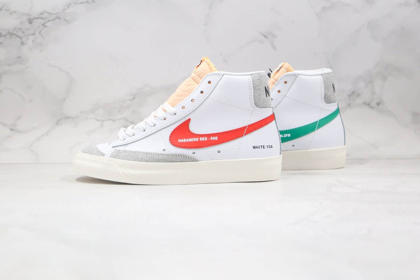 耐克NIKE ZOOM BLAZER MID纯原版本中帮开拓者四色勾鸳鸯板鞋内置Zoom气垫 货号:DA2142-146