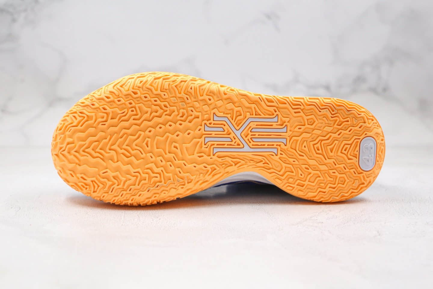 耐克Nike Kyrie 7 Pre Heat Ep纯原版本欧文7代实战篮球鞋蓝橙色内置气垫支持实战 货号:CT4080-400