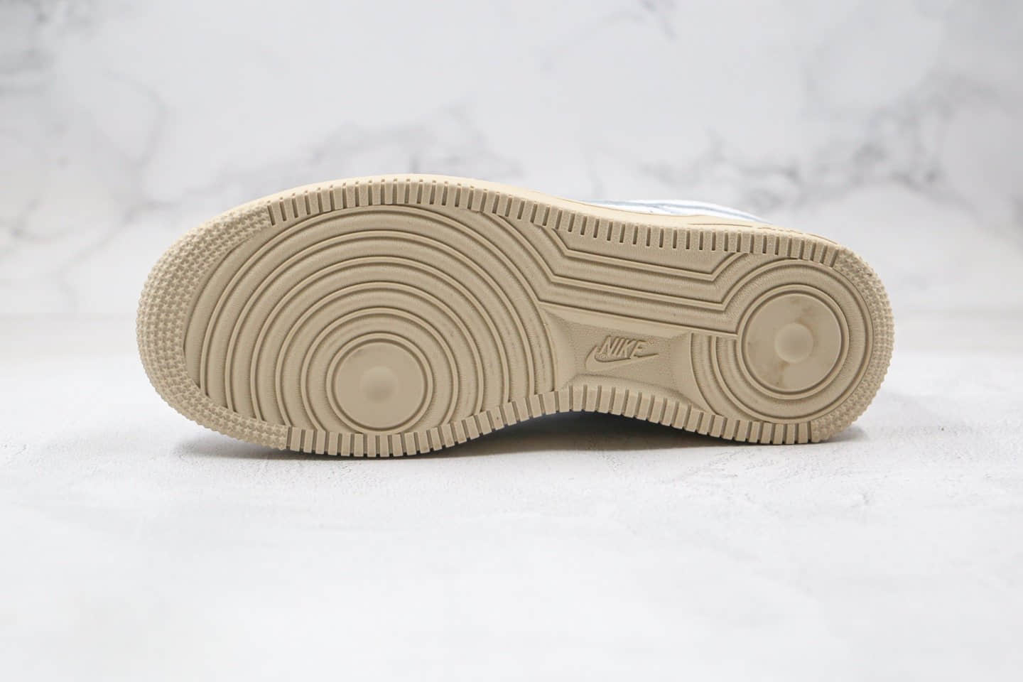 耐克Nike force 1 x KITH联名款纯原版本低帮空军一号白蓝色生较底板鞋内置全掌Sole气垫 货号:CZ7927-100