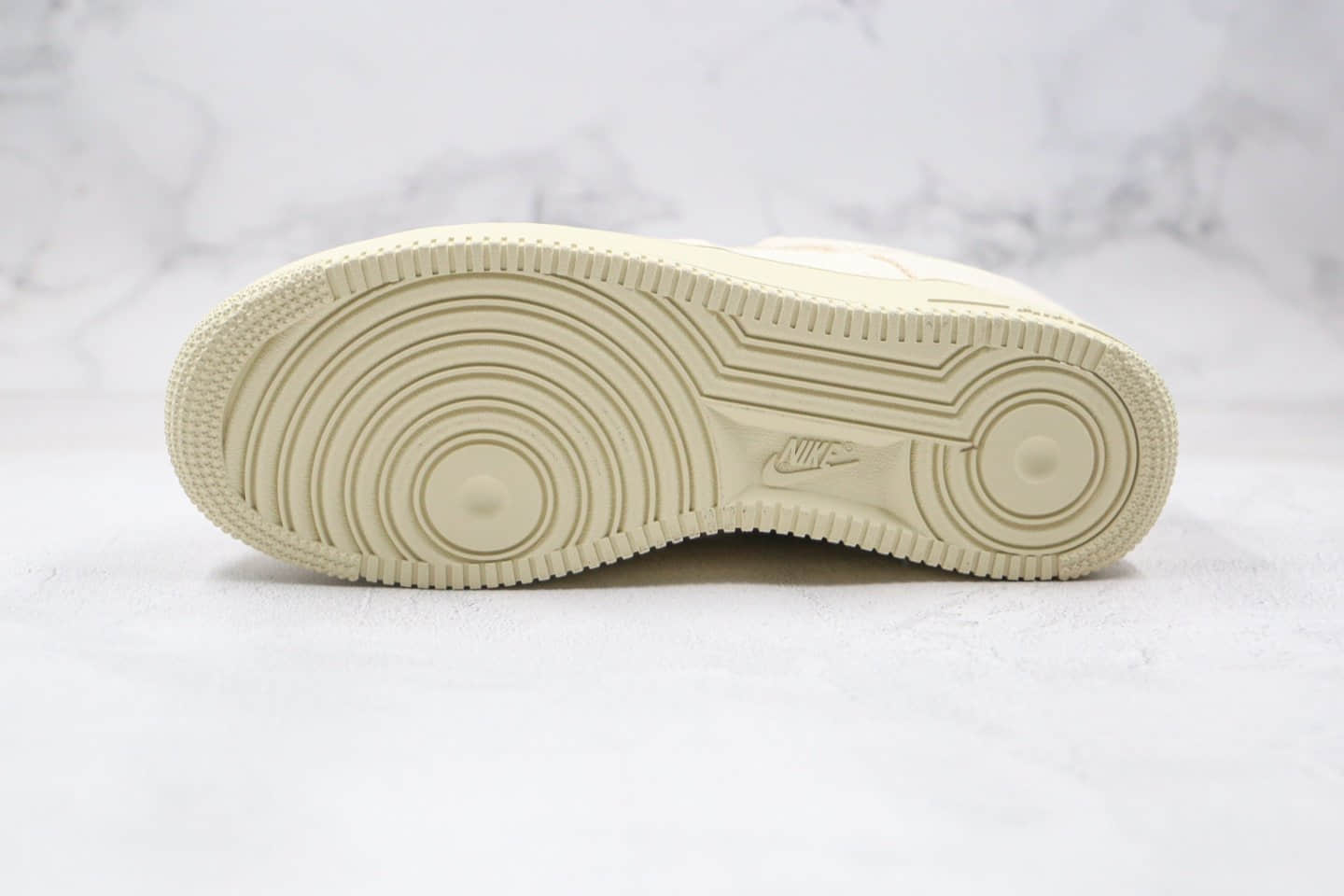 耐克Nike Air Force 1 Low Black Cool x Stussy联名款纯原版本低帮空军一号米白色麻布电绣勾板鞋原盒原标 货号:CZ9087-200