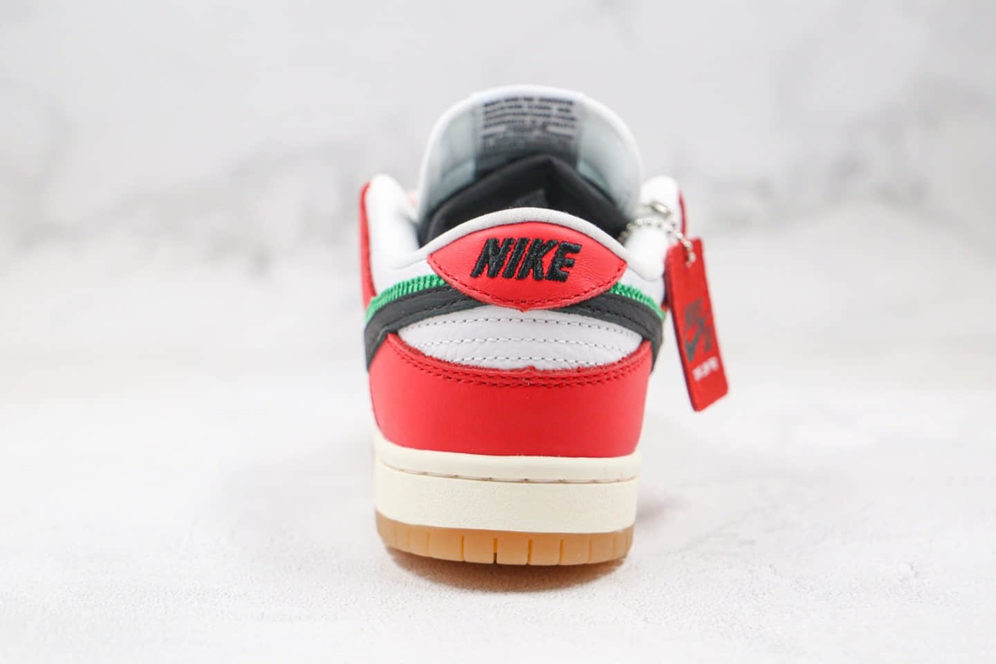 耐克Nike SB Dunk Low Habibi x Frame Skate联名款纯原版本低帮SB DUNK板鞋双钩白红色板鞋内置Zoom气垫原盒原标 货号:CT2550-600