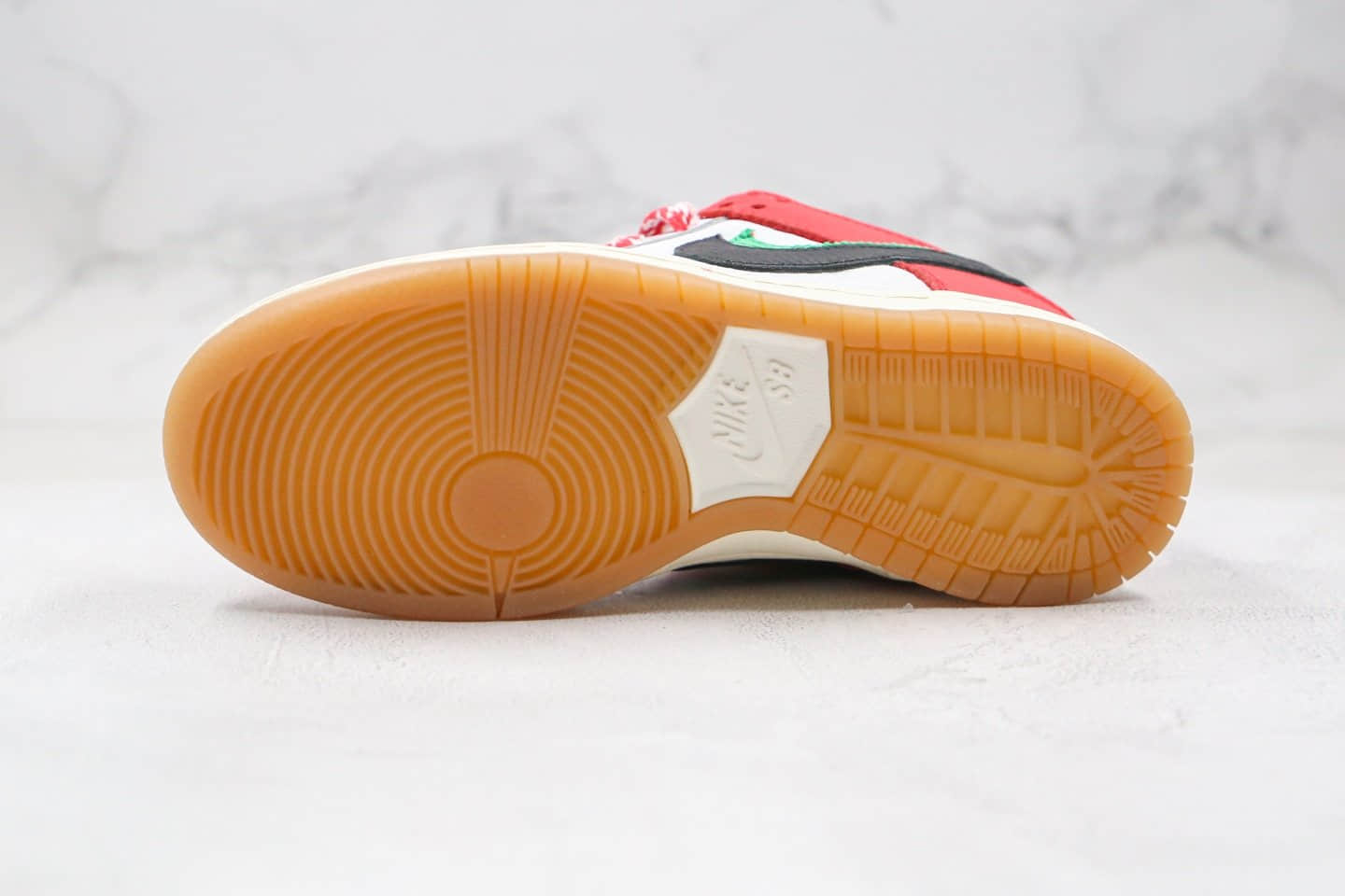 耐克Nike SB Dunk Low Habibi x Frame Skate联名款纯原版本低帮SB DUNK板鞋双钩白红色板鞋内置Zoom气垫原盒原标 货号:CT2550-600