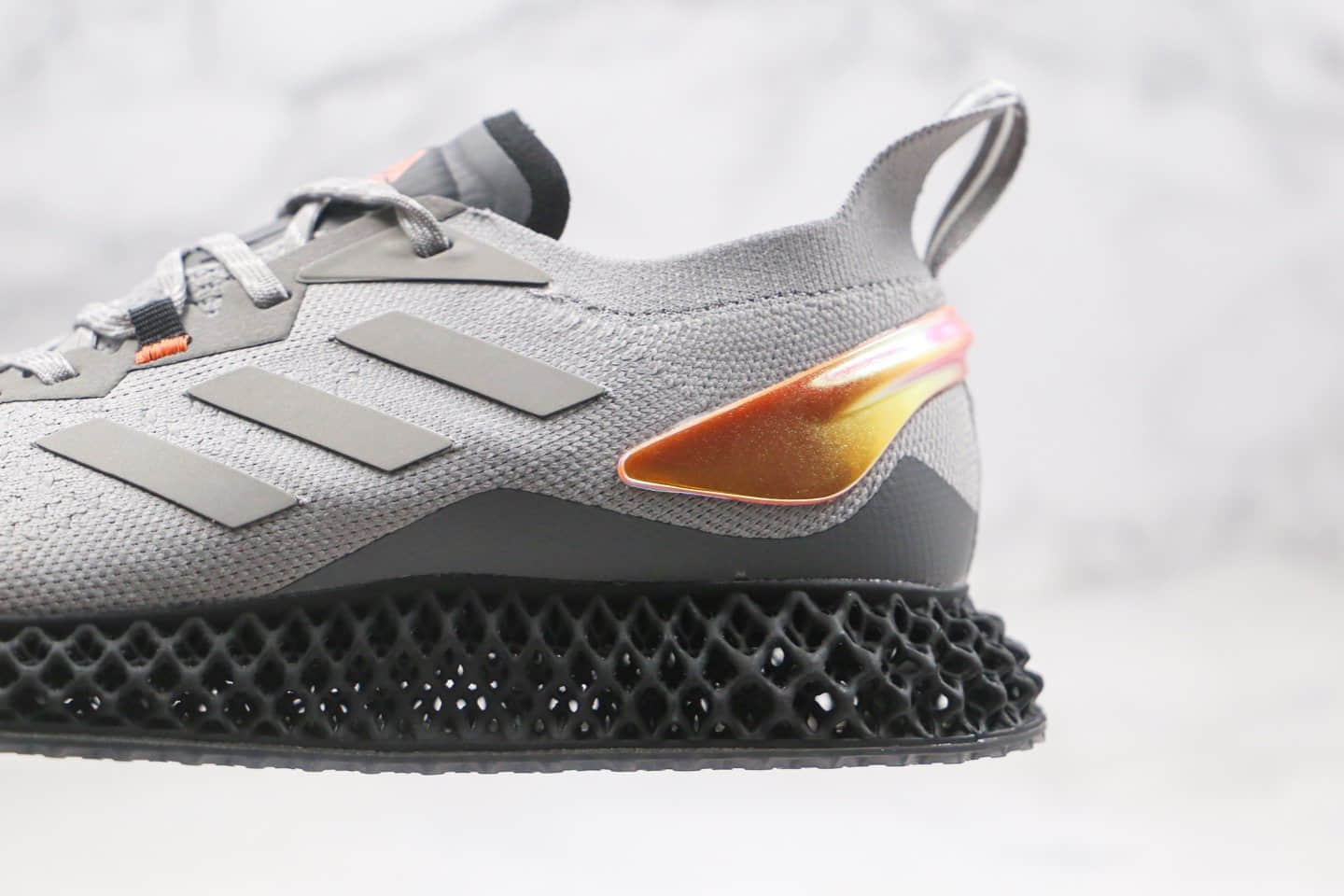 阿迪达斯adidas X90004D公司级版本科技跑鞋针织跑鞋灰银黄原鞋开模 货号：FW7091