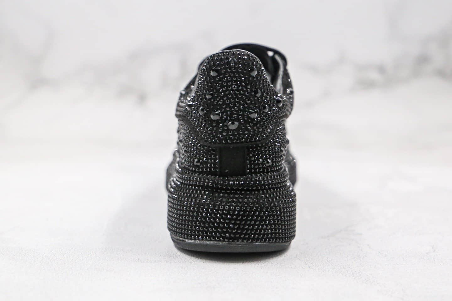 麦昆Alexander McQueen sole sneakers纯原版本厚底小白鞋黑钻原盒配件齐全原鞋开模一比一打造