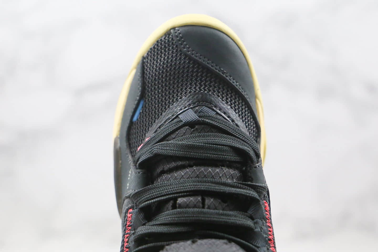 乔丹Air Jordan Delta React Mid Off Noir x Union LA联名款纯原版本机能代尔塔结构瑞亚泡面黑蓝黄色原盒原标原档案数据开发 货号:DA1951-001