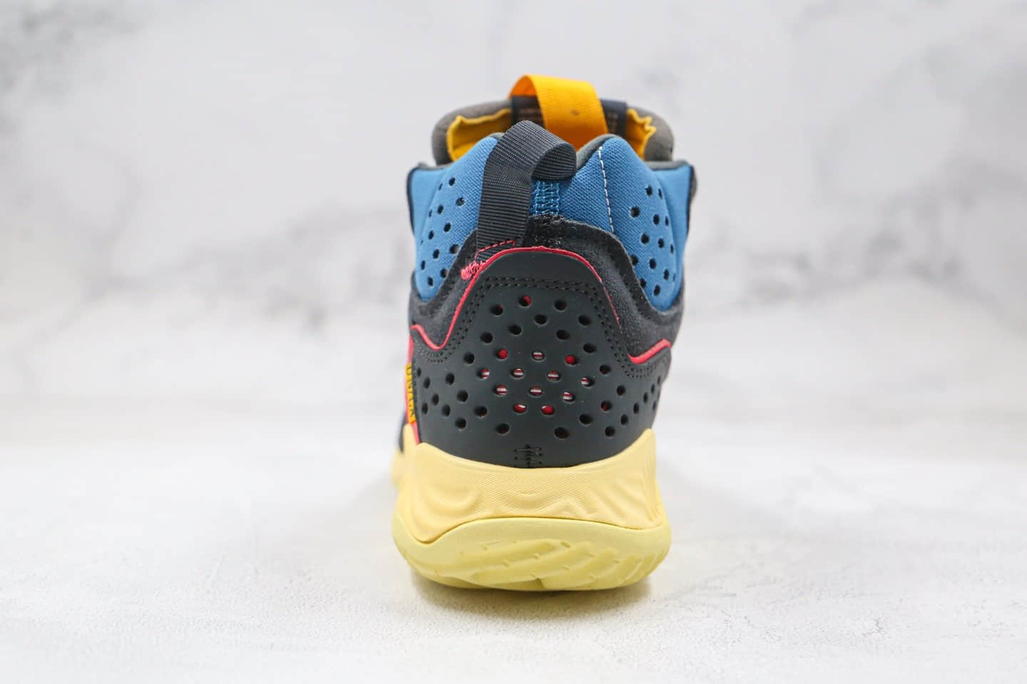 乔丹Air Jordan Delta React Mid Off Noir x Union LA联名款纯原版本机能代尔塔结构瑞亚泡面黑蓝黄色原盒原标原档案数据开发 货号:DA1951-001