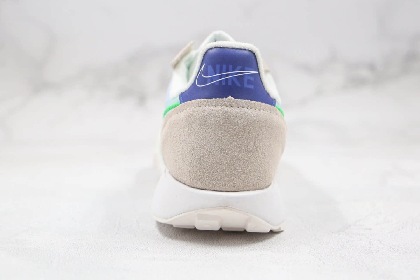 耐克Nike Waffle Racer 2X纯原版本华夫生胶跑鞋二代灰绿色原楦头纸板打造 货号:CK6647-004