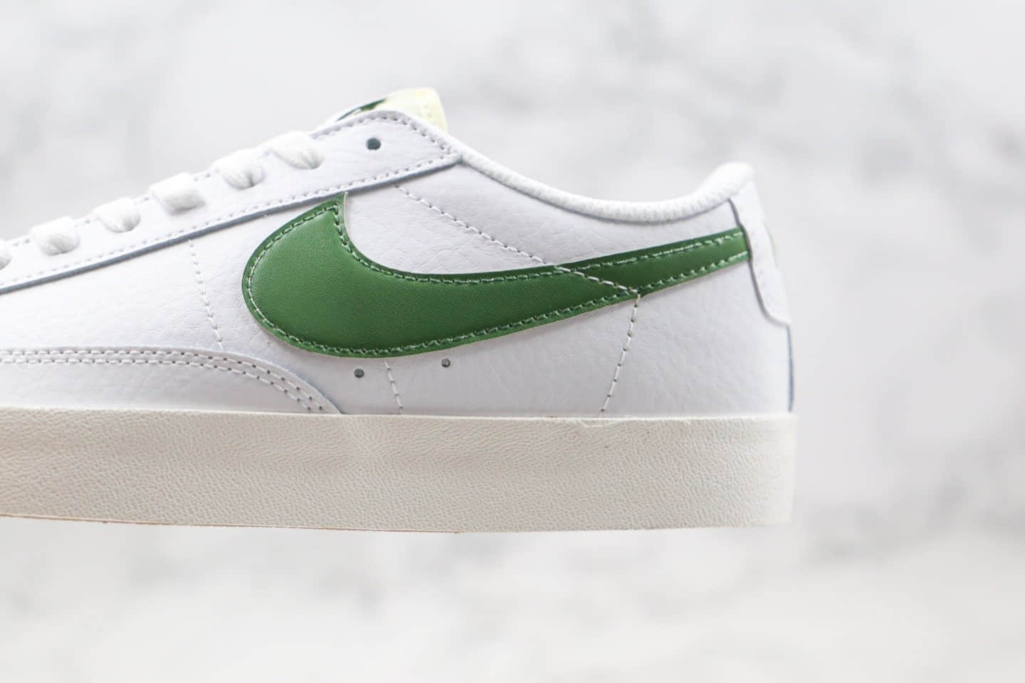 耐克Nike Blazer Low LE纯原版本低帮开拓者王一博同款白绿色原档案数据开发 货号:CI6377-108