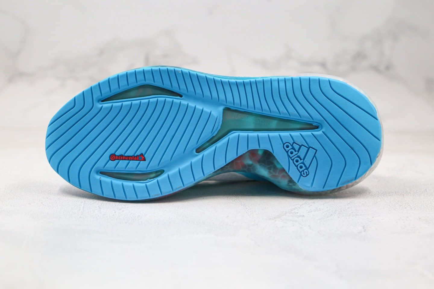 阿迪达斯Adidas AlphaBounce Beyond M纯原版本阿尔法12代爆米花跑鞋绿蓝色原楦头纸板打造 货号:CG3719