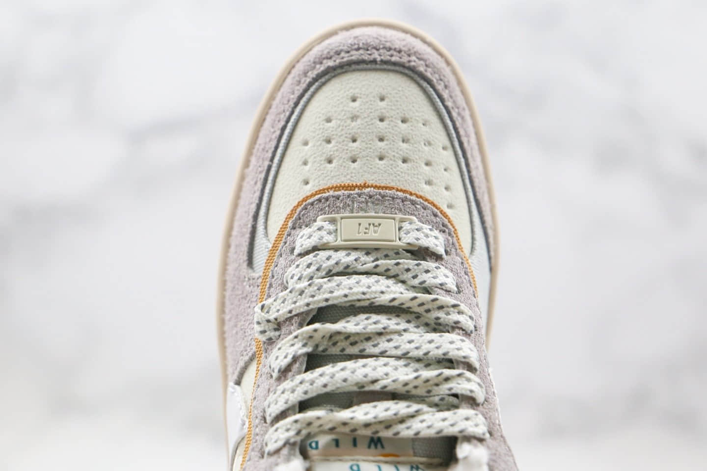 耐克Nike Air Force 1 Shadow纯原版本马卡龙解构空军一号卡其灰色加绒款原楦头值班打造 货号：DC5270-016