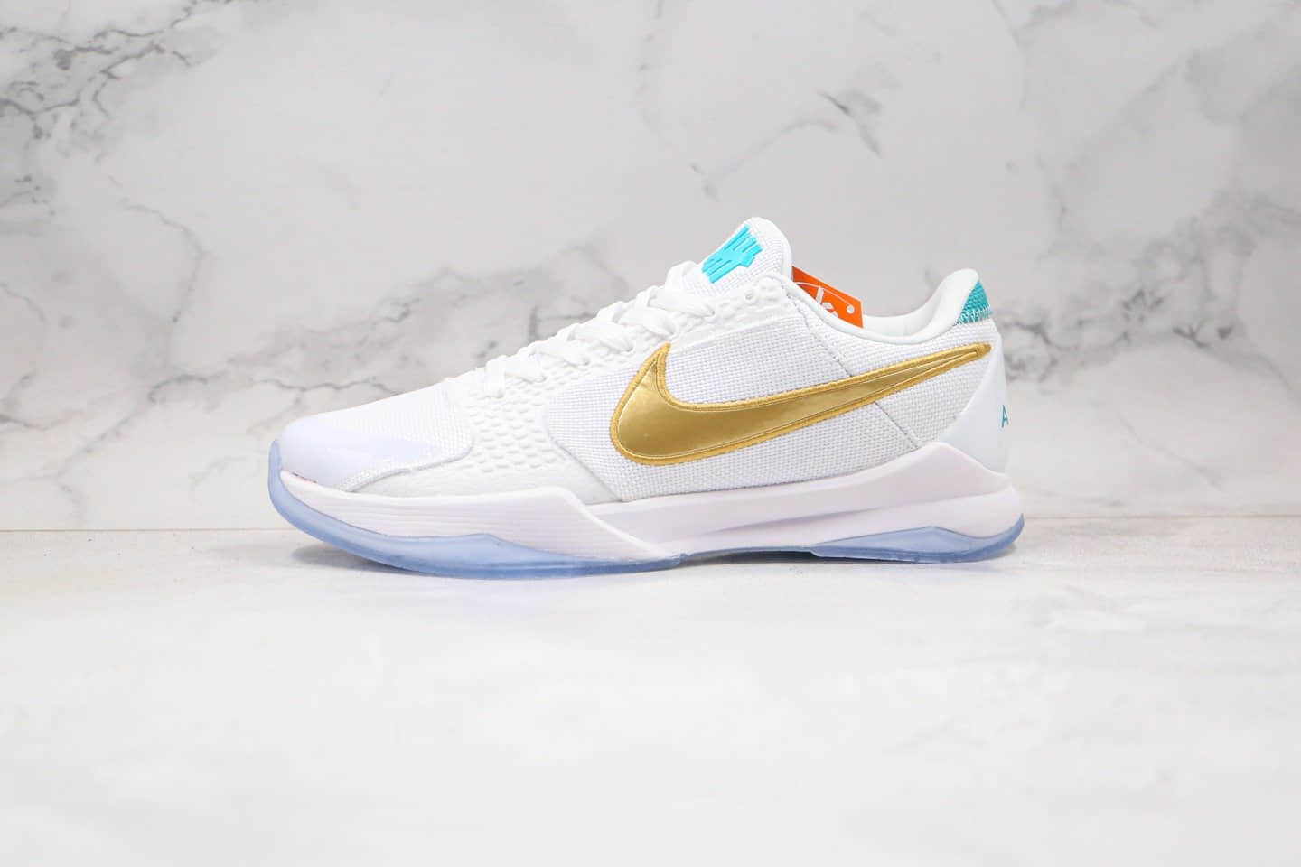 耐克Nike Kobe 5 Protro What If x UNDEFEATED联名款纯原版本科比5代白金色篮球鞋原盒原标 货号:DB4796-100
