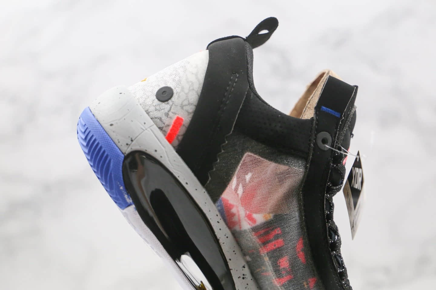 乔丹Air Jordan XXXIV Low Guo PF纯原版本未来概念轻量款篮球鞋AJ34黑灰色内置Zoom气垫 货号:CX7746-008