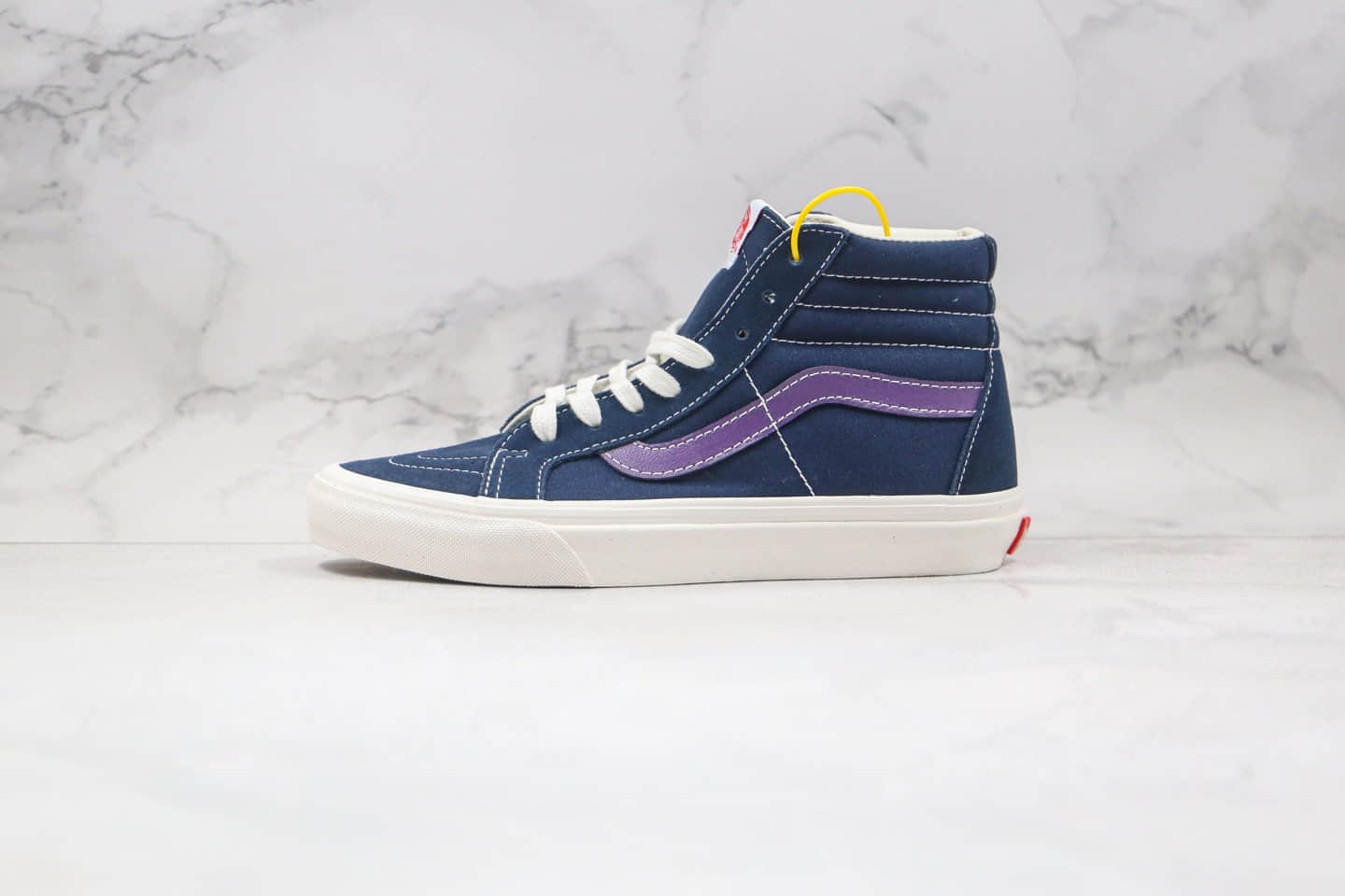 万斯Vans SK8-Hi公司级版本高帮蓝紫色经典硫化帆布鞋原鞋开模一比一打造 货号:VN0A4BVB20T