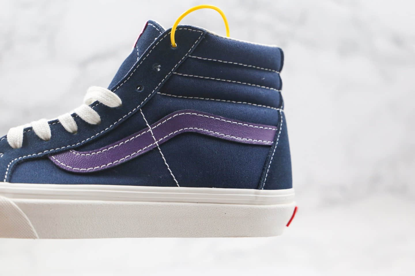 万斯Vans SK8-Hi公司级版本高帮蓝紫色经典硫化帆布鞋原鞋开模一比一打造 货号:VN0A4BVB20T