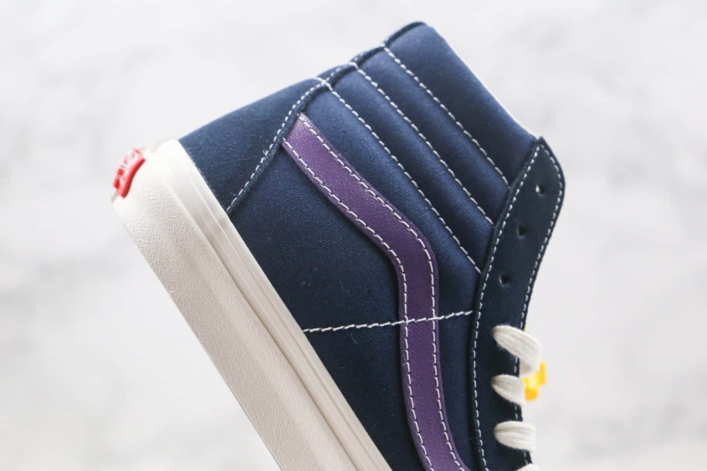 万斯Vans SK8-Hi公司级版本高帮蓝紫色经典硫化帆布鞋原鞋开模一比一打造 货号:VN0A4BVB20T