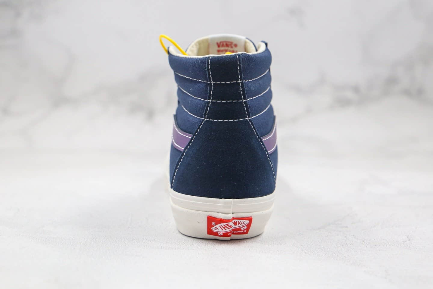 万斯Vans SK8-Hi公司级版本高帮蓝紫色经典硫化帆布鞋原鞋开模一比一打造 货号:VN0A4BVB20T