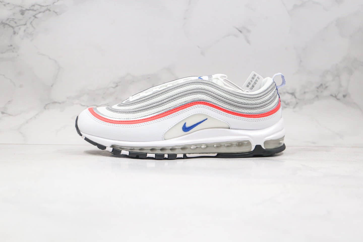 耐克Nike Wmns Air Max 97纯原版本子弹气垫鞋Max97新白红色内置真小潘气垫 货号：CZ6087-101