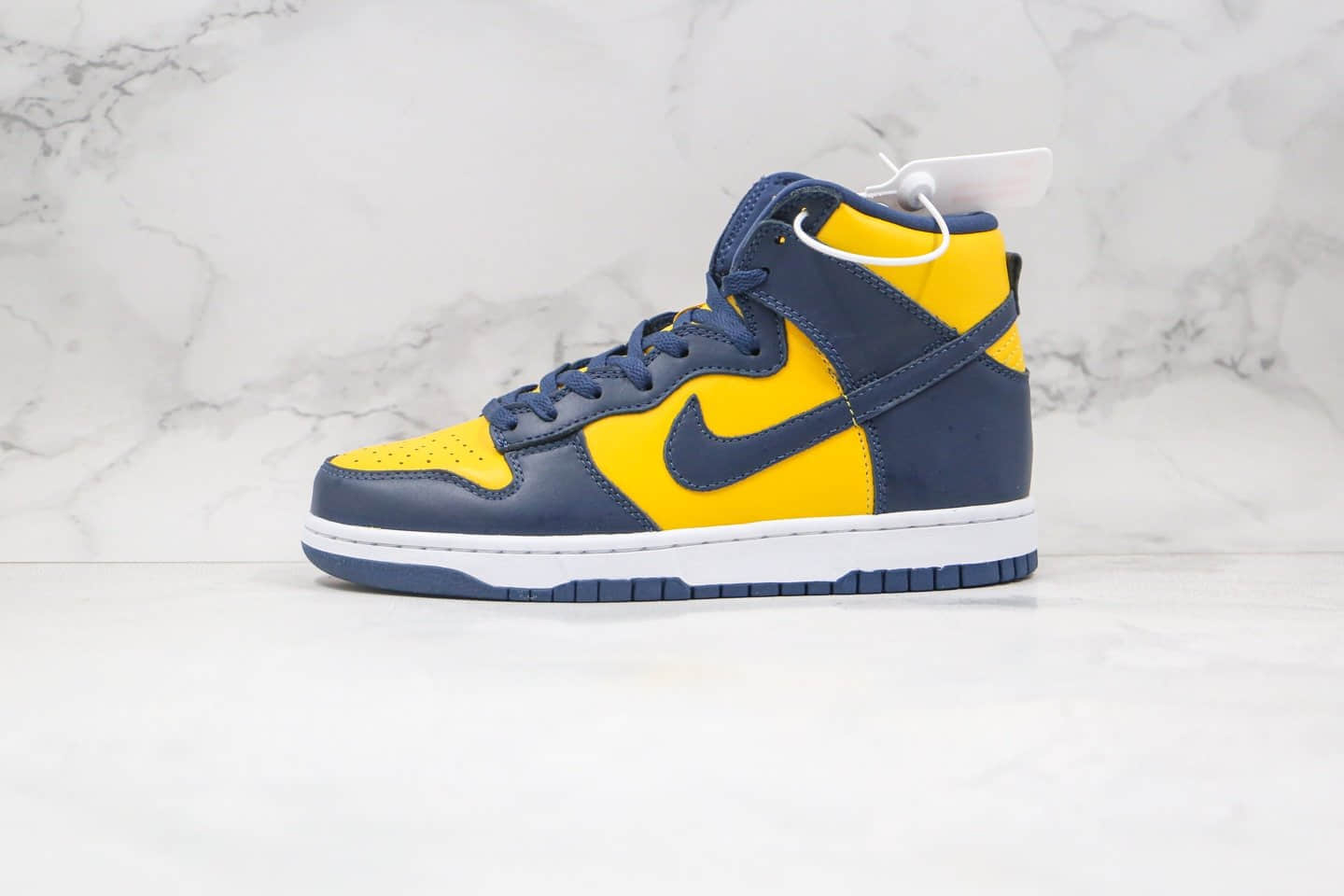 耐克Nike Dunk HiSP Michigan纯原版本高帮SB DUNK密歇根黑黄色板鞋内置后跟Zoom气垫 货号:CZ8149-700