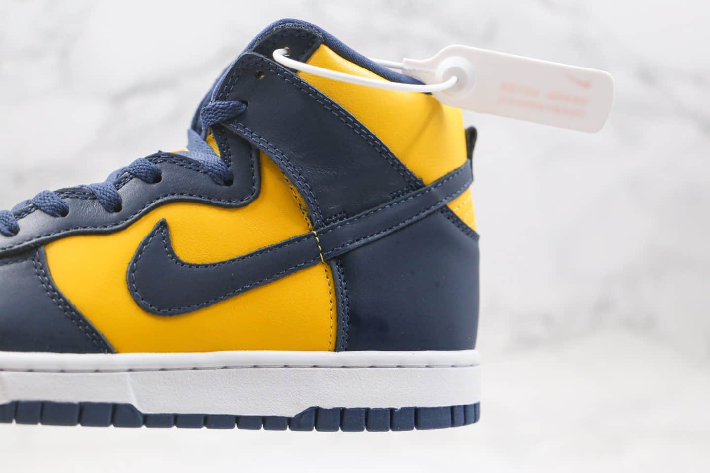 耐克Nike Dunk HiSP Michigan纯原版本高帮SB DUNK密歇根黑黄色板鞋内置后跟Zoom气垫 货号:CZ8149-700