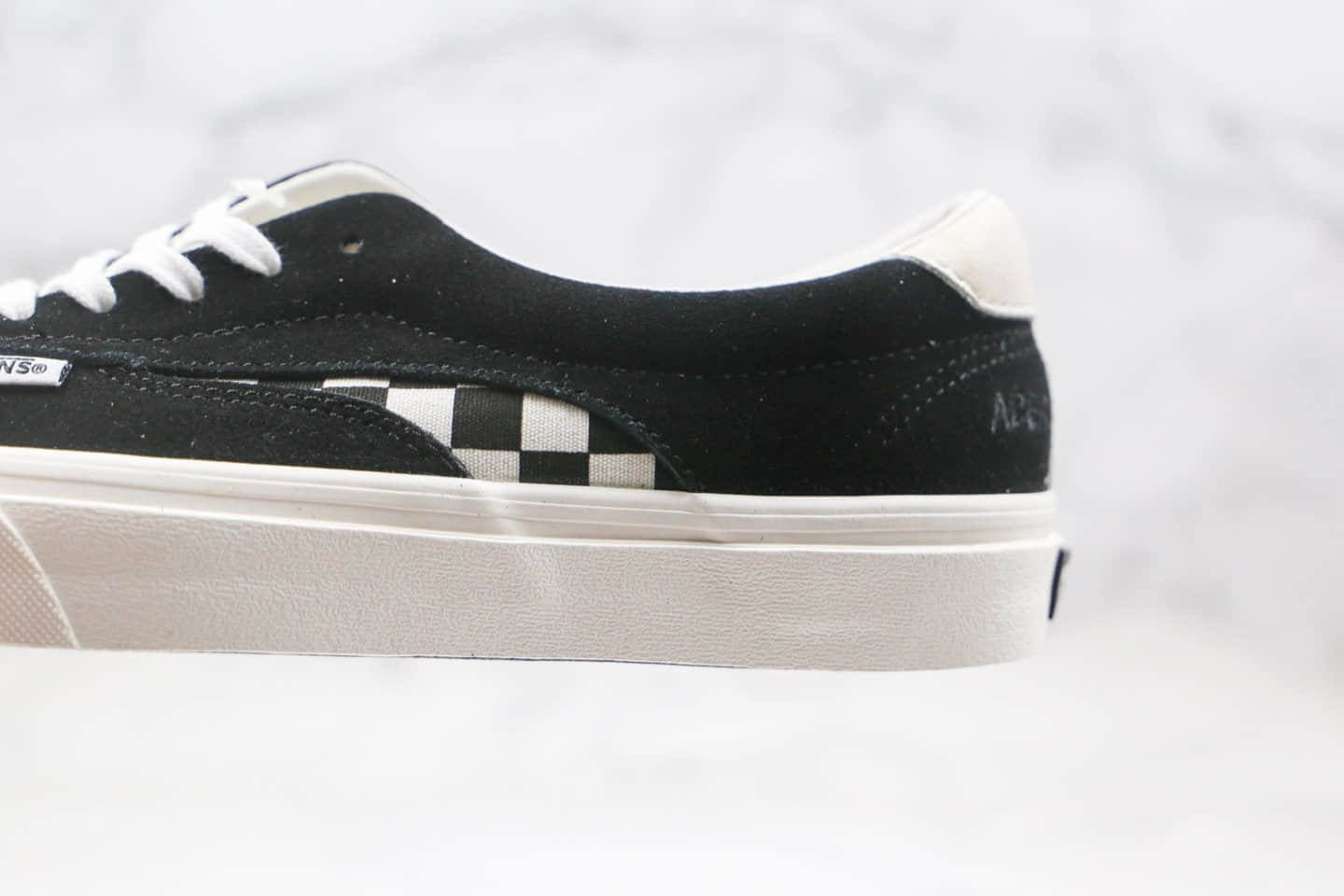 万斯VANS Rhude Acer公司级版本低帮腰果花斑马豹纹麂皮拼接棋盘格子硫化板鞋原盒原标 货号:VN0A4UWY17R