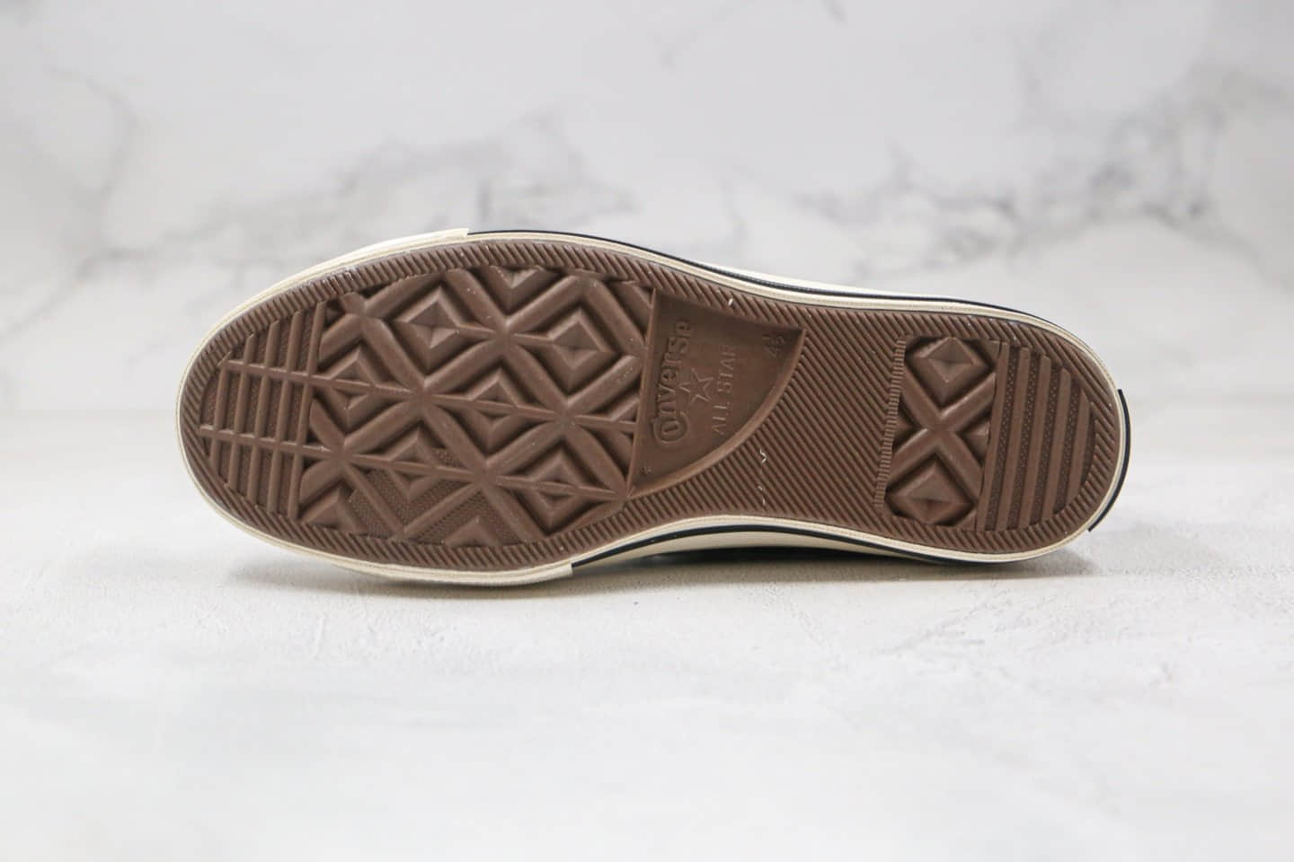 匡威Chrome Heart X Converse Chuck 70公司级版本克罗心联名皮面板鞋黑色蓝底双围条 货号:169999C