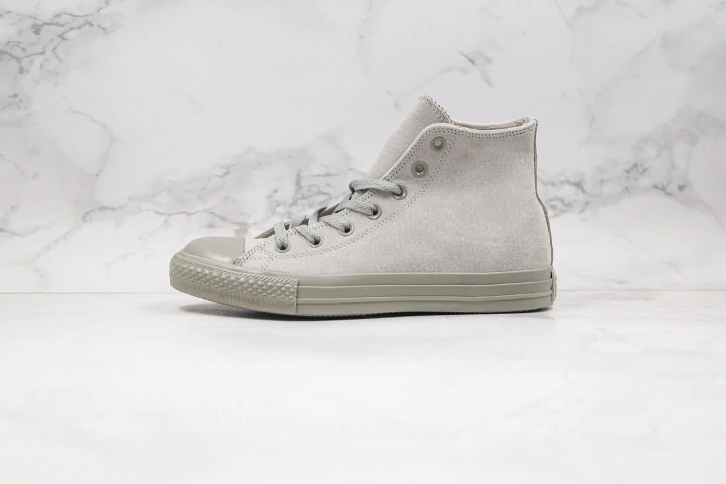 匡威Converse Chuck Taylor All Star PT Hi公司级版本高帮硫化板鞋麂皮灰色原标原盒 货号:162462C