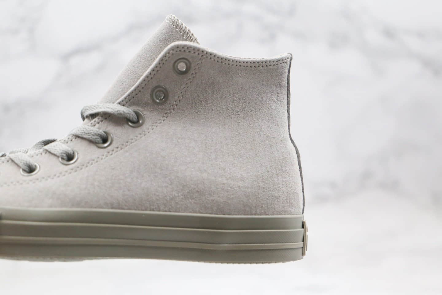 匡威Converse Chuck Taylor All Star PT Hi公司级版本高帮硫化板鞋麂皮灰色原标原盒 货号:162462C