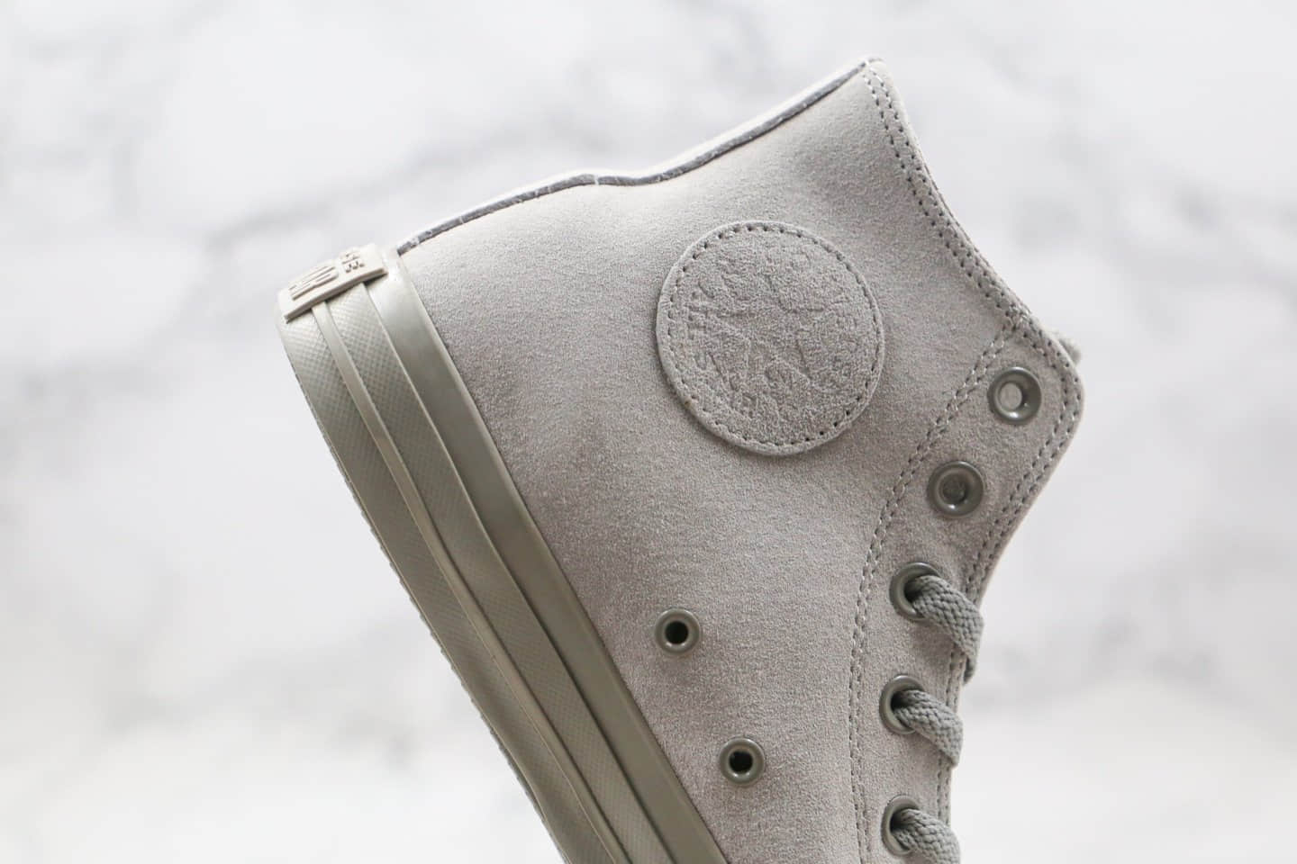 匡威Converse Chuck Taylor All Star PT Hi公司级版本高帮硫化板鞋麂皮灰色原标原盒 货号:162462C