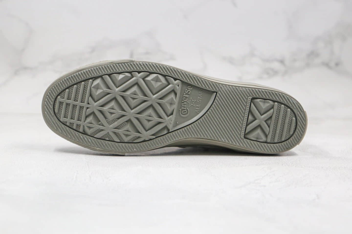 匡威Converse Chuck Taylor All Star PT Hi公司级版本高帮硫化板鞋麂皮灰色原标原盒 货号:162462C