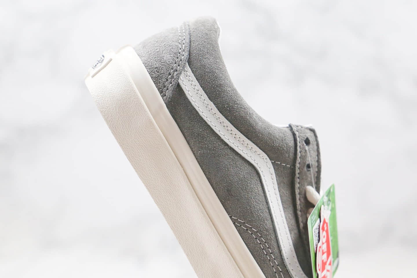 万斯Vans Old Skool Pig Suede公司级版本低帮莫兰迪高级灰色硫化板鞋原盒原标