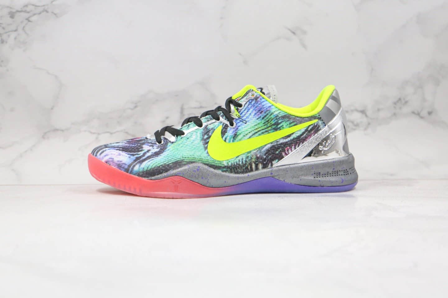 耐克Nike Zoom Kobe VIII纯原版本科比8代实战篮球鞋大师之路炫彩配色内置原厂碳板 货号:639655-900