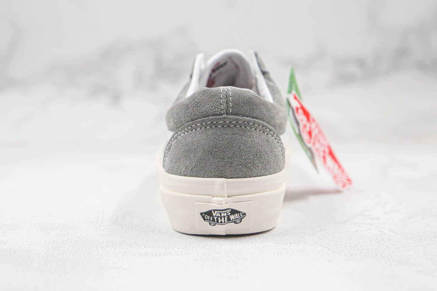 万斯Vans Old Skool Pig Suede公司级版本低帮莫兰迪高级灰色硫化板鞋原盒原标
