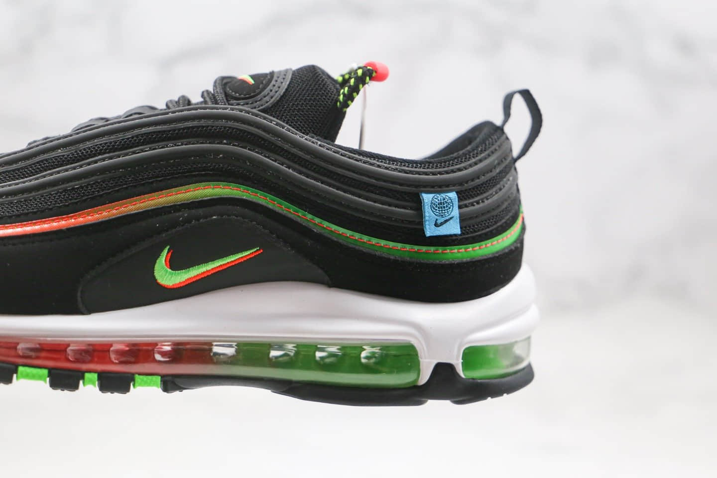 耐克Nike Air Max 97 Soft Pink纯原版本子弹头Max97气垫鞋黑彩色内置真实气垫 货号:CZ5607-001
