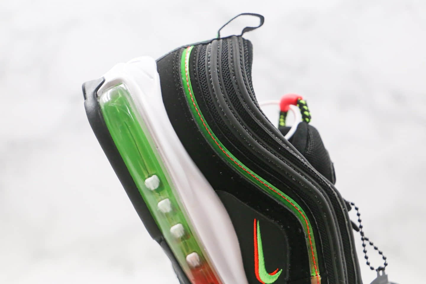 耐克Nike Air Max 97 Soft Pink纯原版本子弹头Max97气垫鞋黑彩色内置真实气垫 货号:CZ5607-001