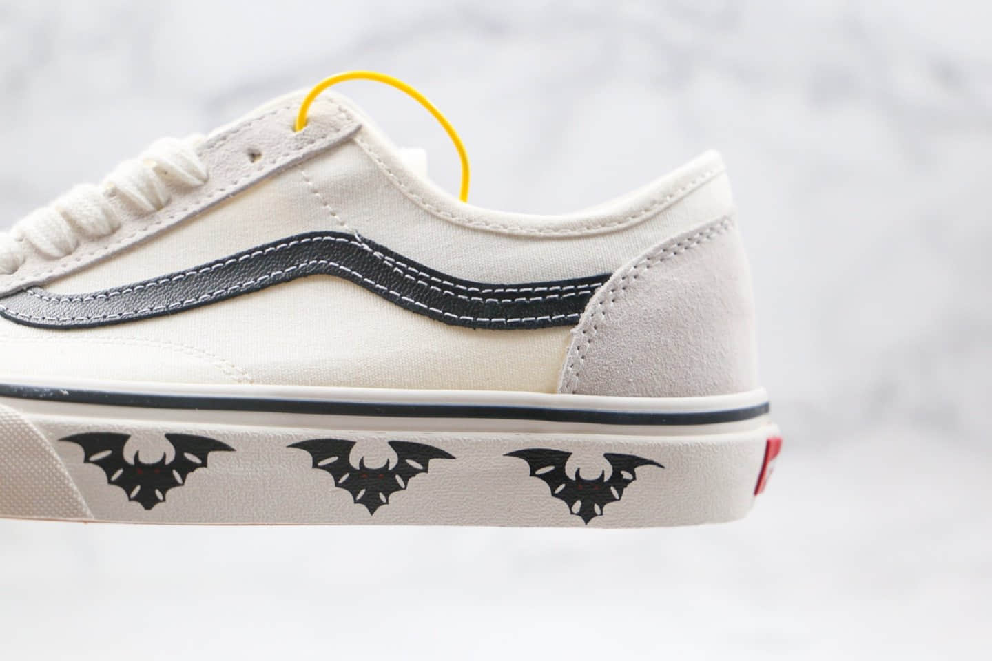 万斯Vans Style 36 Decon SF公司级版本低帮蝙蝠灰黑白色半月包头硫化板鞋原档案数据开发