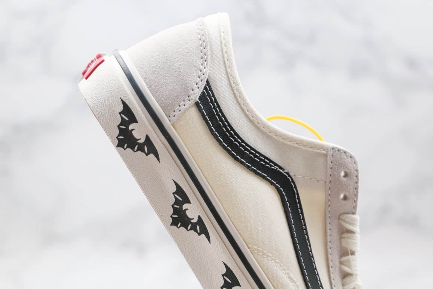 万斯Vans Style 36 Decon SF公司级版本低帮蝙蝠灰黑白色半月包头硫化板鞋原档案数据开发