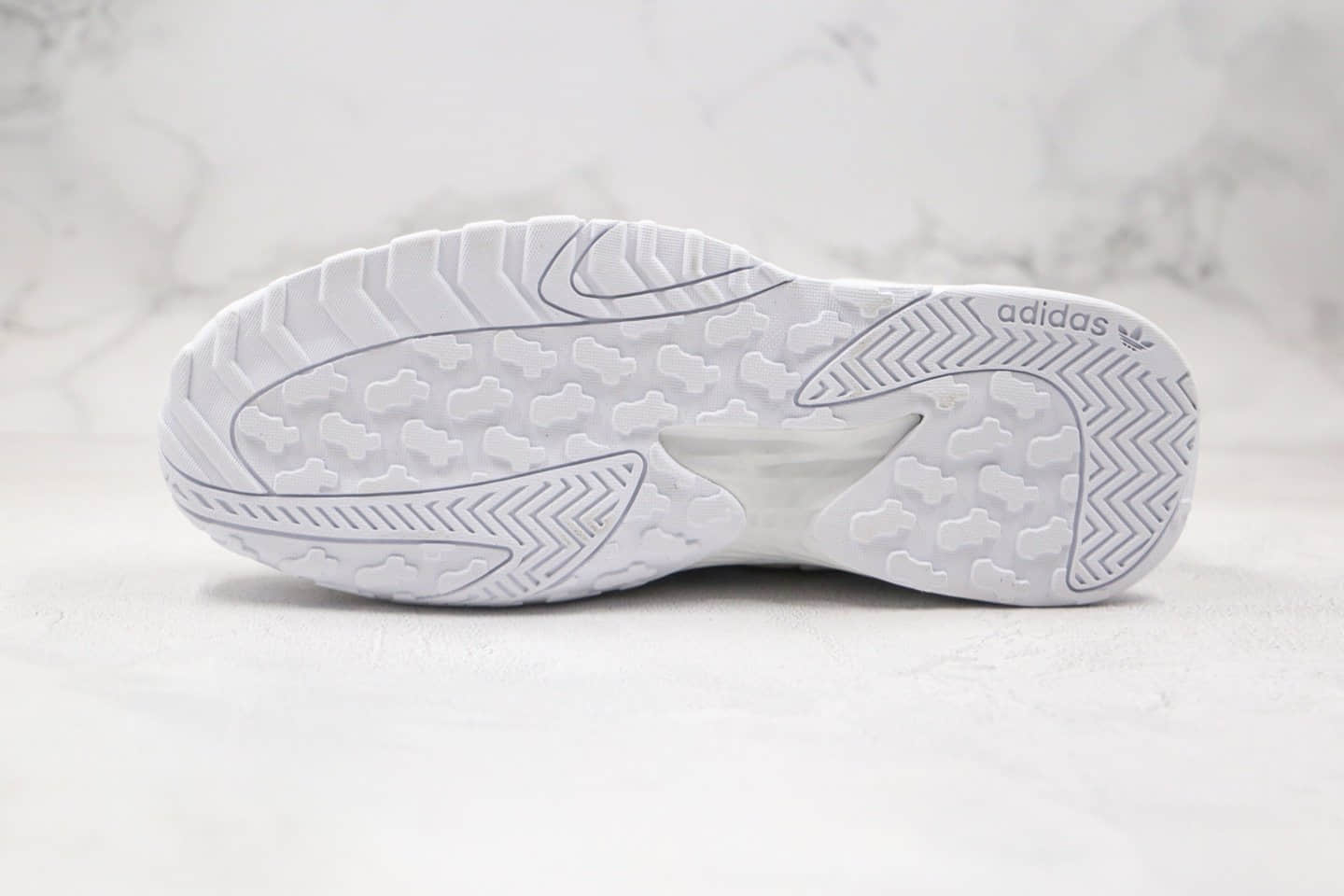 阿迪达斯Adidas Streetball纯原版本三叶草街球跑鞋米白色原楦头纸板打造 货号:FW1217