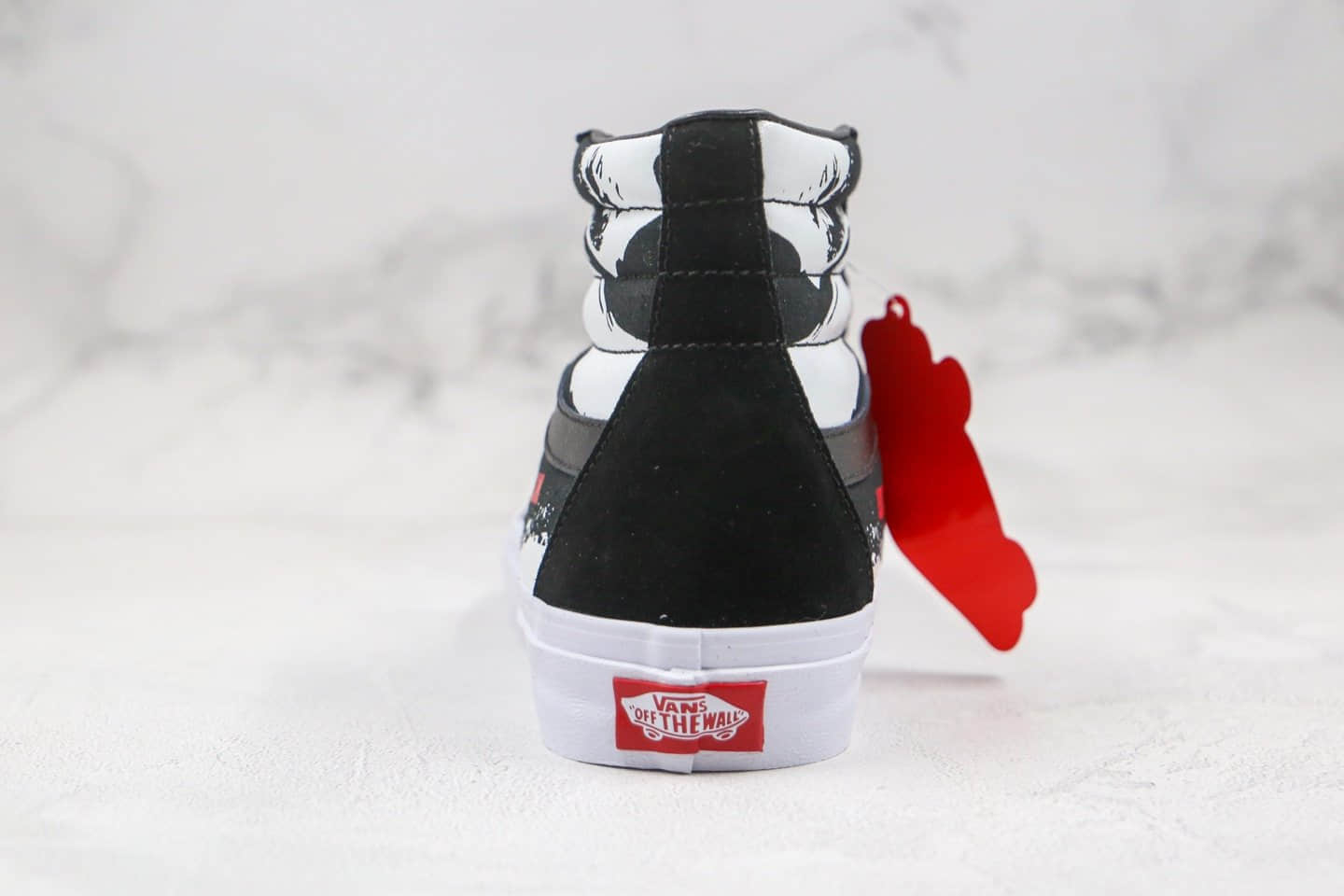 万斯Vans Sk8-Hi公司级版本高帮OR乐队联名款齐柏林飞艇X50周年黑白色硫化板鞋原鞋开模一比一打造