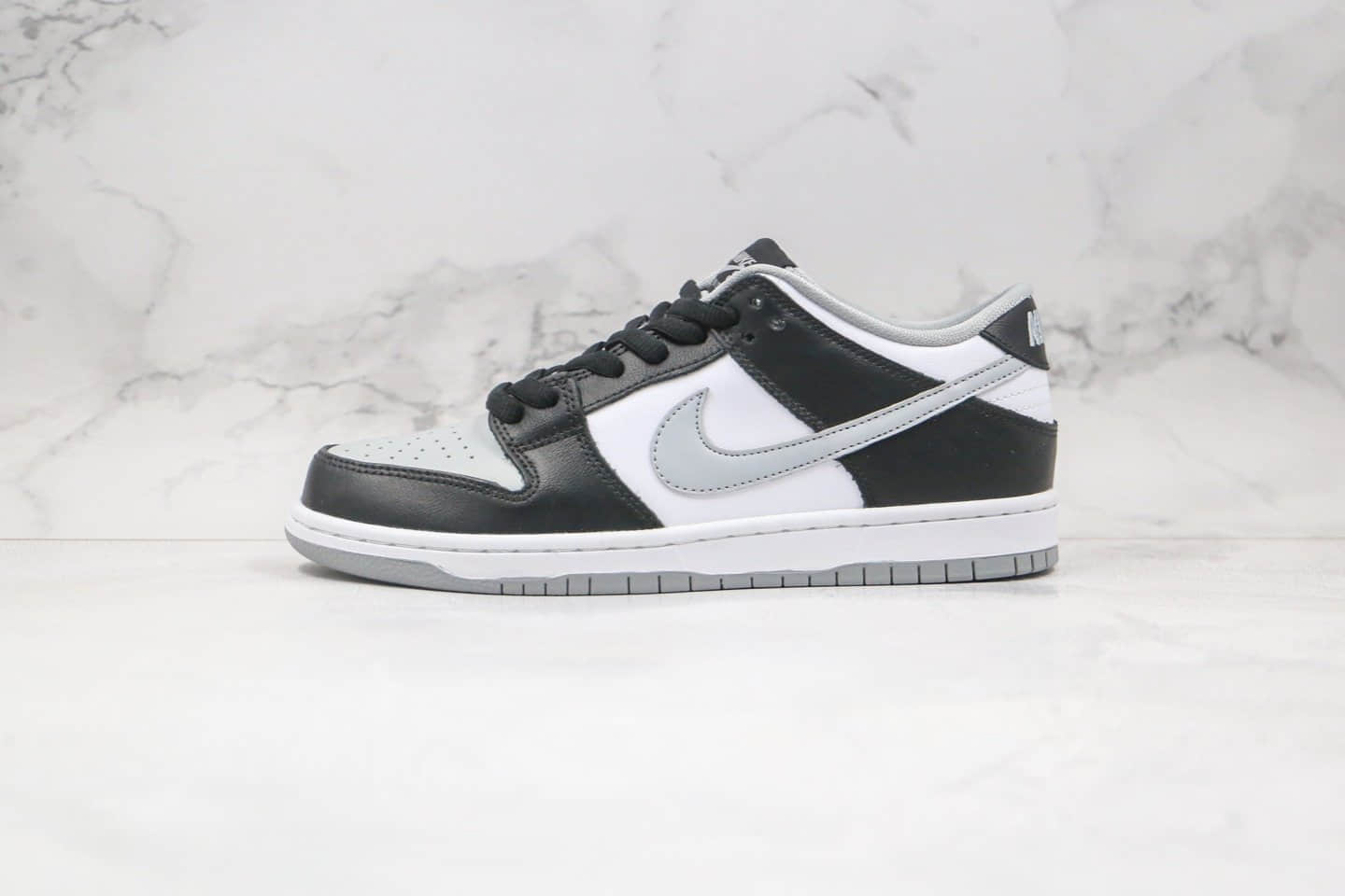 耐克Nike Dunk SB Low TRD纯原版本低帮SB DUNK白黑灰色板鞋内置后跟Zoom气垫加厚鞋舌 货号:AR0778-039