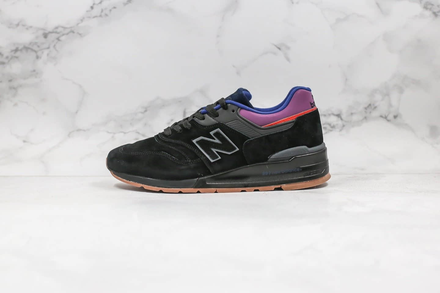 新百伦New Balance M997纯原版本复古慢跑鞋NB997黑紫色原档案数据开发 货号:M997CSS