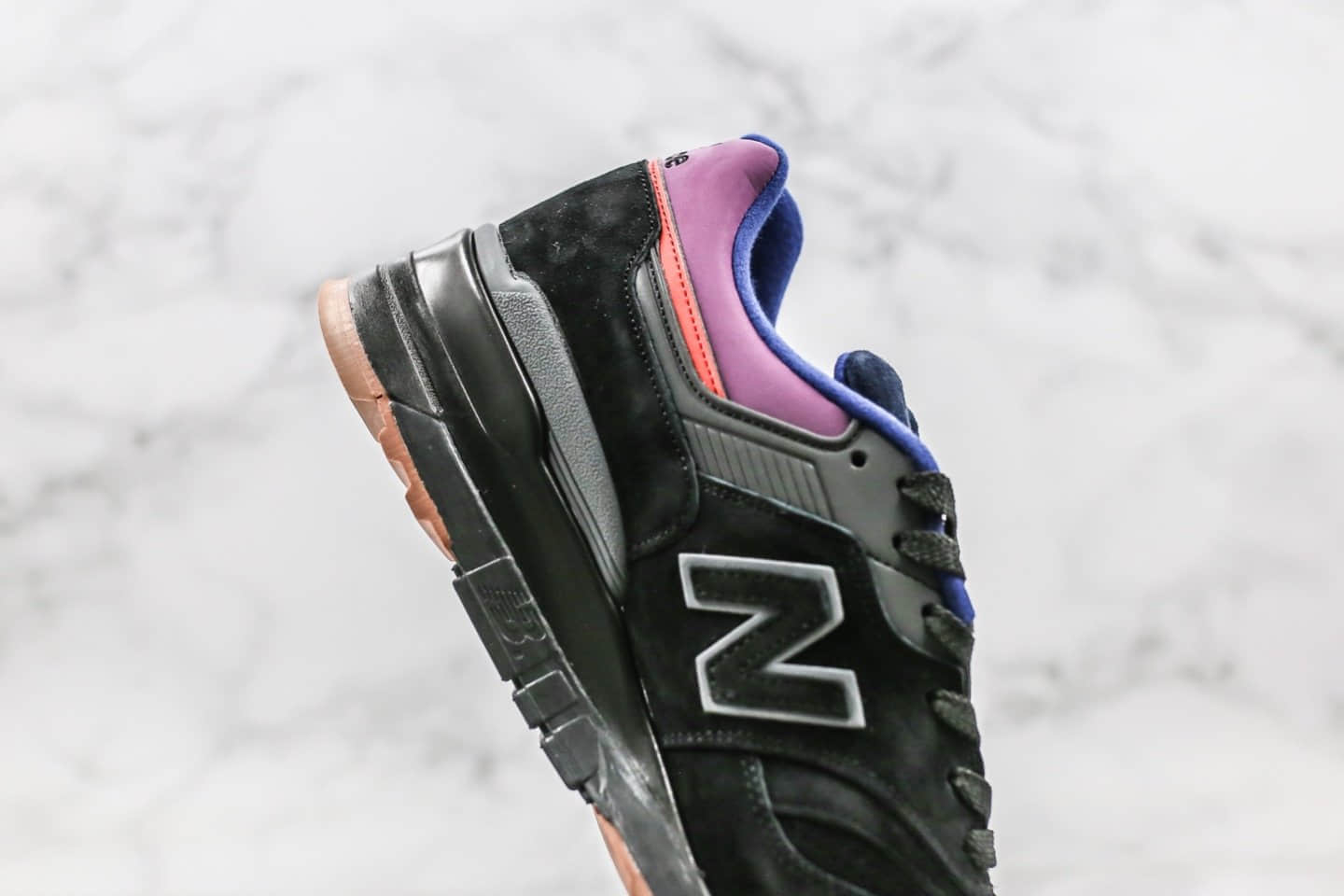 新百伦New Balance M997纯原版本复古慢跑鞋NB997黑紫色原档案数据开发 货号:M997CSS
