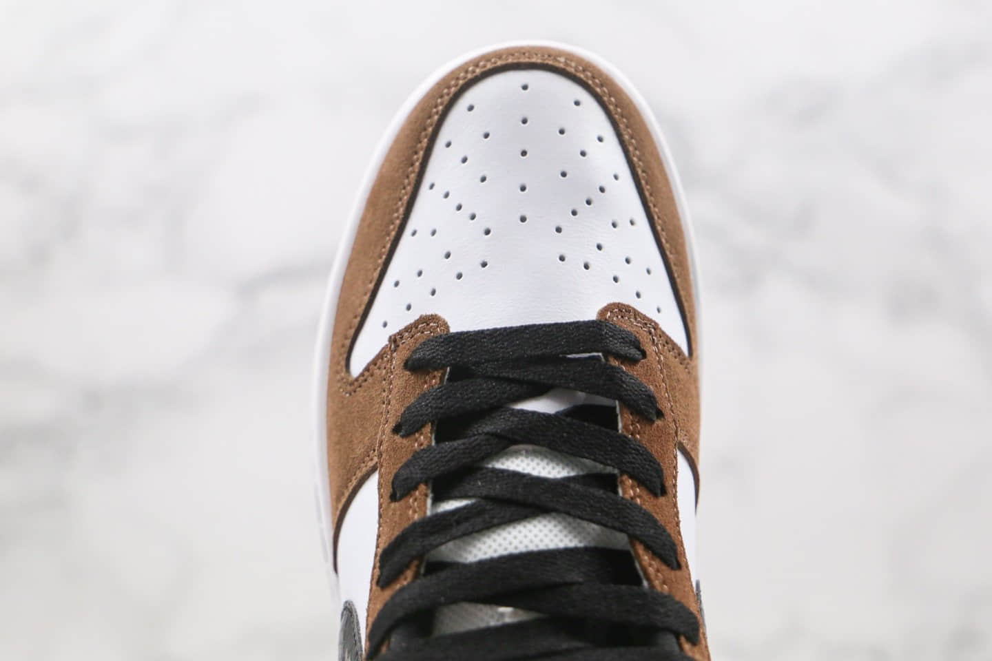 耐克Nike SB Dunk Low SP Trail End Brown纯原版本低帮SB DUNK棕白色蛇纹板鞋内置后跟Zoom气垫 货号：304292-102